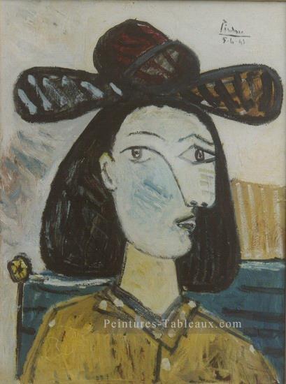 Femme Sitting 3 1929 cubist Pablo Picasso Peintures à l'huile